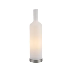 Bordlamper ^ JUST LIGHT. GmbH JUST LIGHT. bordlampe Bottle, opal hvid, glas, E14