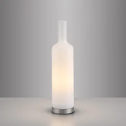 Bordlamper ^ JUST LIGHT. GmbH JUST LIGHT. bordlampe Bottle, opal hvid, glas, E14