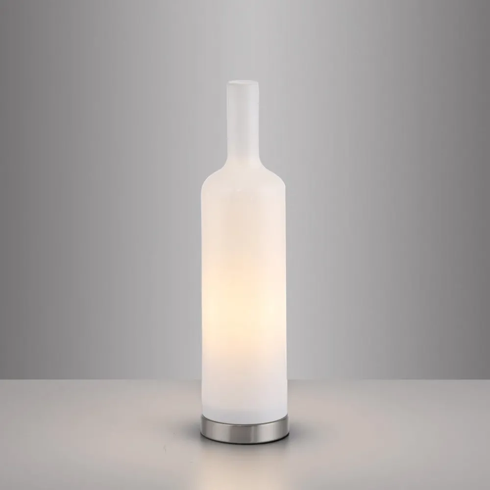 Bordlamper ^ JUST LIGHT. GmbH JUST LIGHT. bordlampe Bottle, opal hvid, glas, E14