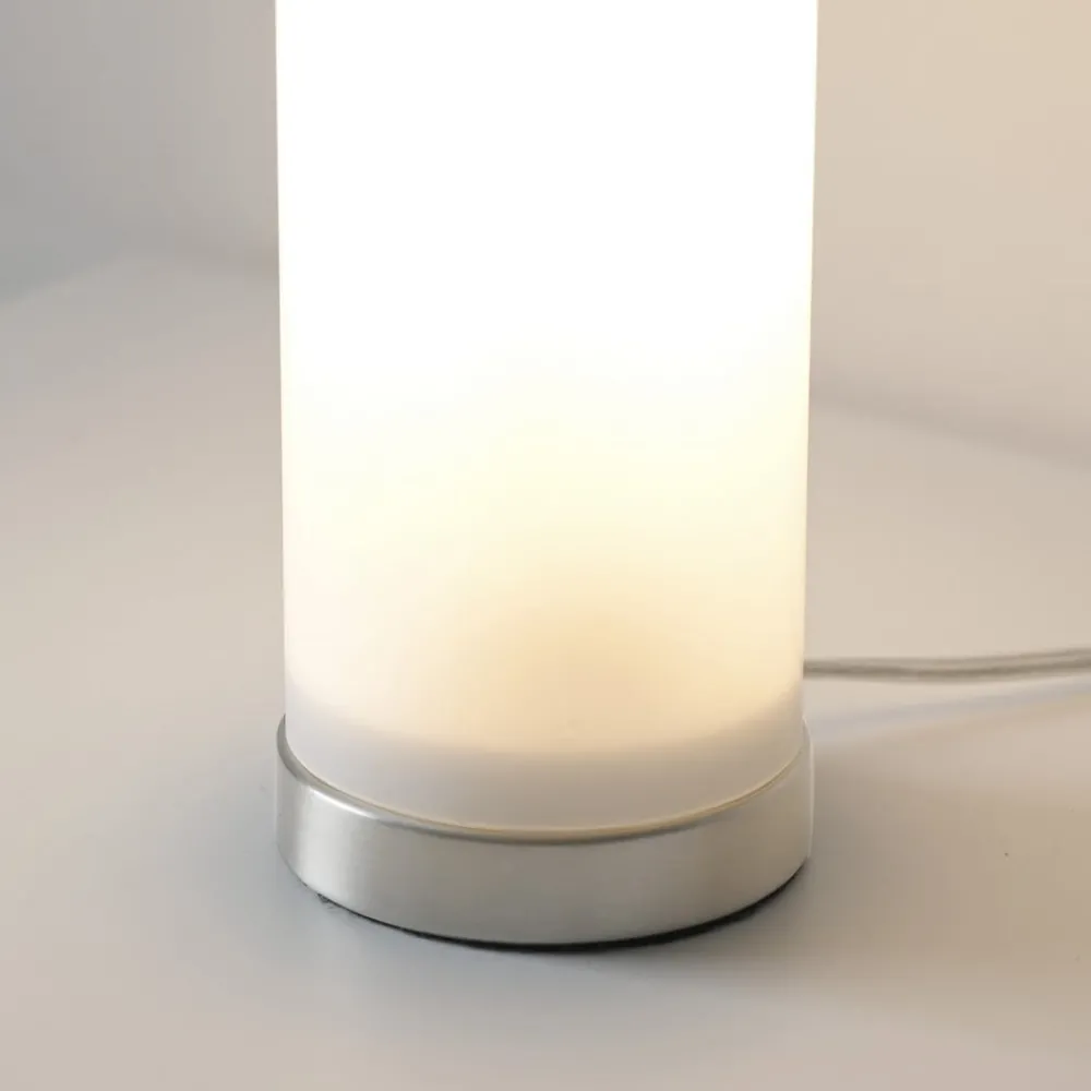 Bordlamper ^ JUST LIGHT. GmbH JUST LIGHT. bordlampe Bottle, opal hvid, glas, E14