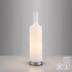Bordlamper ^ JUST LIGHT. GmbH JUST LIGHT. bordlampe Bottle, opal hvid, glas, E14