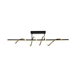 JUST LIGHT. GmbH Loftlamper|Loftlamper > JUST LIGHT. Emanda loftlampe, jern, sort-messing