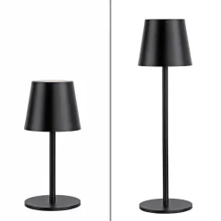 JUST LIGHT. GmbH Dekorationsbelysning > JUST LIGHT. Euria LED-bordlampe, sort, jern IP54