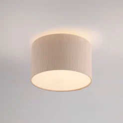 JUST LIGHT. GmbH Loftlamper|Loftlamper > JUST LIGHT. Green Duro loftlampe, tekstil, beige