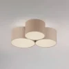 JUST LIGHT. GmbH Loftlamper > JUST LIGHT. Grøn Duro loftlampe, tekstil, 3 lyskilder