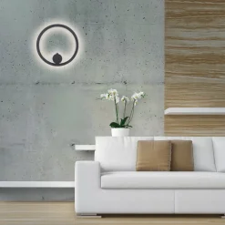 JUST LIGHT. GmbH Væglamper|Væglamper > JUST LIGHT. LED-batteridrevet væglampe Archie, sort, 3.000 K