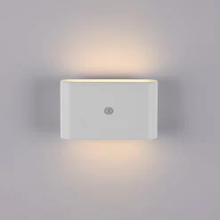 JUST LIGHT. GmbH Væg- Og Spejllamper > JUST LIGHT. LED-batteridrevet væglampe Ziddy, hvid, sensor 3.000 K
