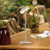 JUST LIGHT. GmbH Dekorationsbelysning|Terrassebelysning > JUST LIGHT. LED-bordlampe Amag grå-beige jern IP44