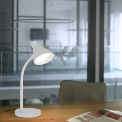 JUST LIGHT. GmbH Arbejdsrum/Kontor|Bordlamper > JUST LIGHT. LED-bordlampe Pixie, plast, hvid