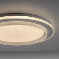 JUST LIGHT. GmbH Arbejdsrum/Kontor|Loftlamper > JUST LIGHT. LED-loftslampe Lago Ø 49,3 cm CCT fjernbetjening