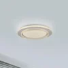 Arbejdsrum/Kontor ^ JUST LIGHT. GmbH JUST LIGHT. LED-loftslampe Lago Ø 40 cm hvid fjernbetjening