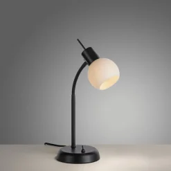 Bordlamper ^ JUST LIGHT. GmbH JUST LIGHT. Loki bordlampe, sort, jern, glas