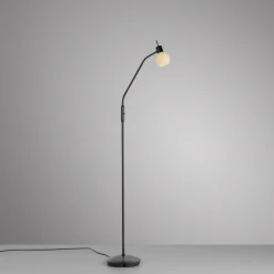 JUST LIGHT. GmbH Gulvlamper|Gulvlamper > JUST LIGHT. Loki gulvlampe, sort, jern, glas