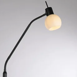 JUST LIGHT. GmbH Gulvlamper|Gulvlamper > JUST LIGHT. Loki gulvlampe, sort, jern, glas