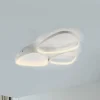 JUST LIGHT. GmbH Loftlamper|Loftlamper > JUST LIGHT. Pebbles loftlampe, hvid, dæmpbar