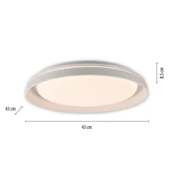 JUST LIGHT. GmbH Loftlamper|Loftlamper > JUST LIGHT. Sati loftlampe, plast, hvid