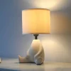 Bordlamper ^ JUST LIGHT. GmbH JUST LIGHT. Ted bordlampe, keramik, siddende, sandbeige