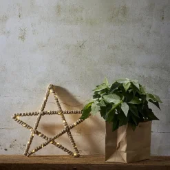 STAR TRADING Julepynt|Julestjerner > Jutta LED-dekostjerne, omviklet med jutereb