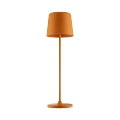 Dekorationsbelysning|Terrassebelysning ^ Brilliant Kaami LED-bordlampe, dæmpbar orange mat