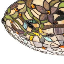 Gang|Loftlamper ^ QUOIZEL Kami loftlampe i Tiffany-stil