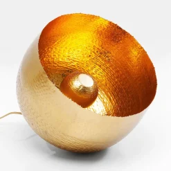 Bordlamper ^ KARE Apollon bordlampe, mat guld, Ø 35 cm