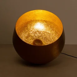 KARE Gulvlamper > Apollon gulvlampe, guld, Ø 50 cm
