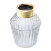 Møbel Og Interiør ^ KARE Barfly-vase, grå, glas, højde 30 cm, mundblæst