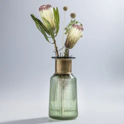 KARE Møbel Og Interiør > Barfly-vase, grøn, glas, højde 30 cm, mundblæst
