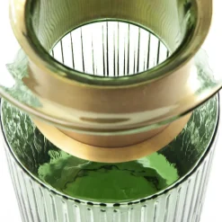 KARE Møbel Og Interiør > Barfly-vase, grøn, glas, højde 30 cm, mundblæst