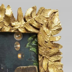 KARE Møbel Og Interiør > billedramme Gold Leaves, 10 x 15 cm, guldfarvet