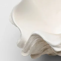 Møbel Og Interiør ^ KARE Concha dekorativ vase, højde 29 cm, støbt sten, beige