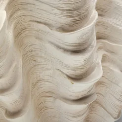 Møbel Og Interiør ^ KARE Concha dekorativ vase, højde 29 cm, støbt sten, beige