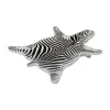 Møbel Og Interiør ^ KARE dekorativ skål zebra, porcelæn, sort/hvid, håndmalet