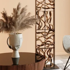 KARE Møbel Og Interiør > Face Pot-vase, højde 30 cm, glaseret stentøj, bemalet