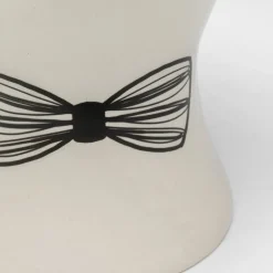 Møbel Og Interiør ^ KARE Favola Men-vase, højde 30 cm, keramik, sort/hvid