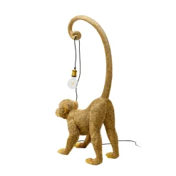 Gulvlamper ^ KARE gulvlampe Monkey Dance, guldfarvet, 120 cm, E27