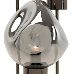 KARE Gulvlamper > Gulvlampe Supernova, røggrå, glas, 160 cm, E27