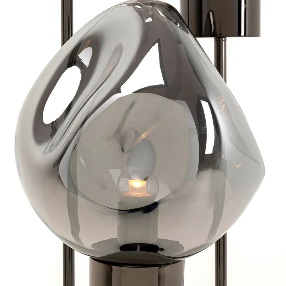 KARE Gulvlamper > Gulvlampe Supernova, røggrå, glas, 160 cm, E27