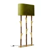 KARE Gulvlamper|Gulvlamper > Gulvlampe Twig, grøn/guld, 154 cm, E27