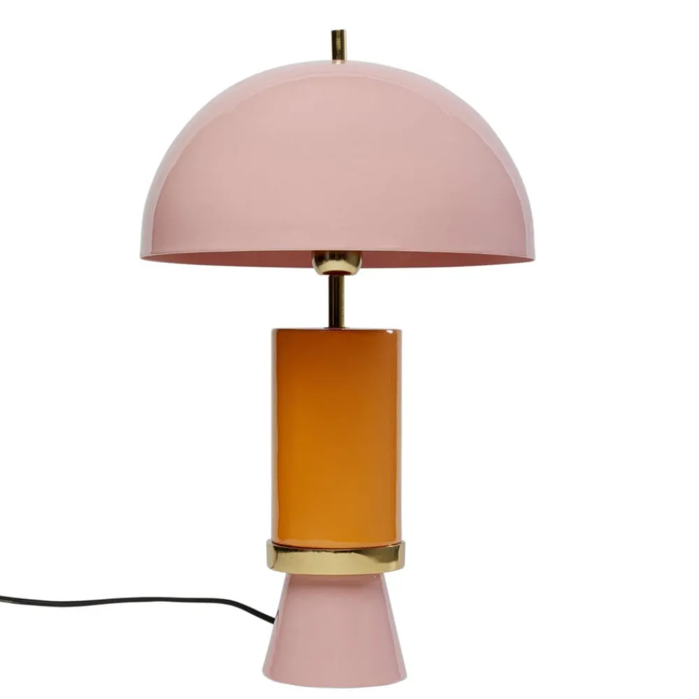 KARE Pendellamper|Bordlamper > Josy bordlampe, pink/orange, stål, højde 51 cm