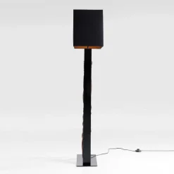 KARE Gulvlamper|Gulvlamper > Nature Wave gulvlampe med træ