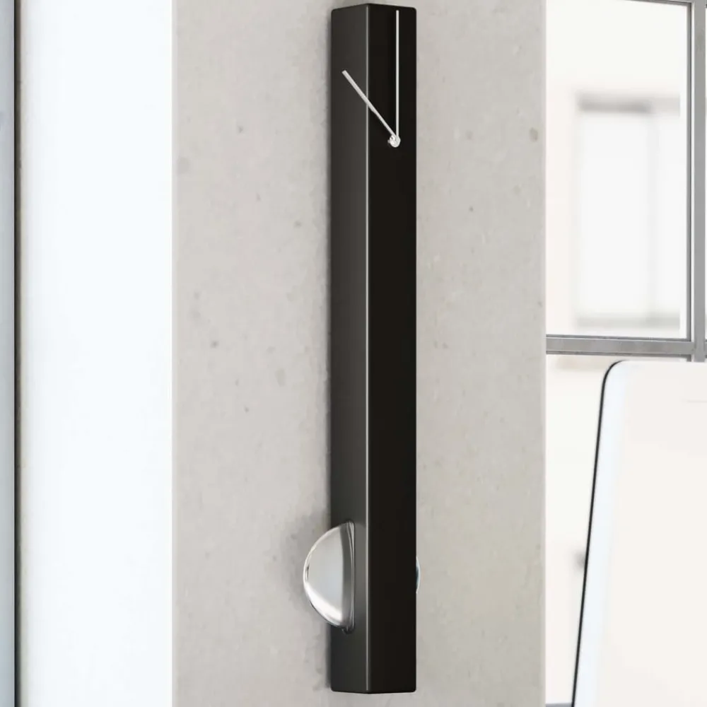 Møbel Og Interiør ^ KARE Pendul-vægur, aluminium, sort