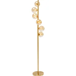 Gulvlamper|Gulvlamper ^ KARE Scala Balls gulvlampe, seks lys, guld