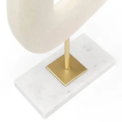 KARE Møbel Og Interiør > Soft Shape dekorativt objekt, høj form, hvid, støbt sten