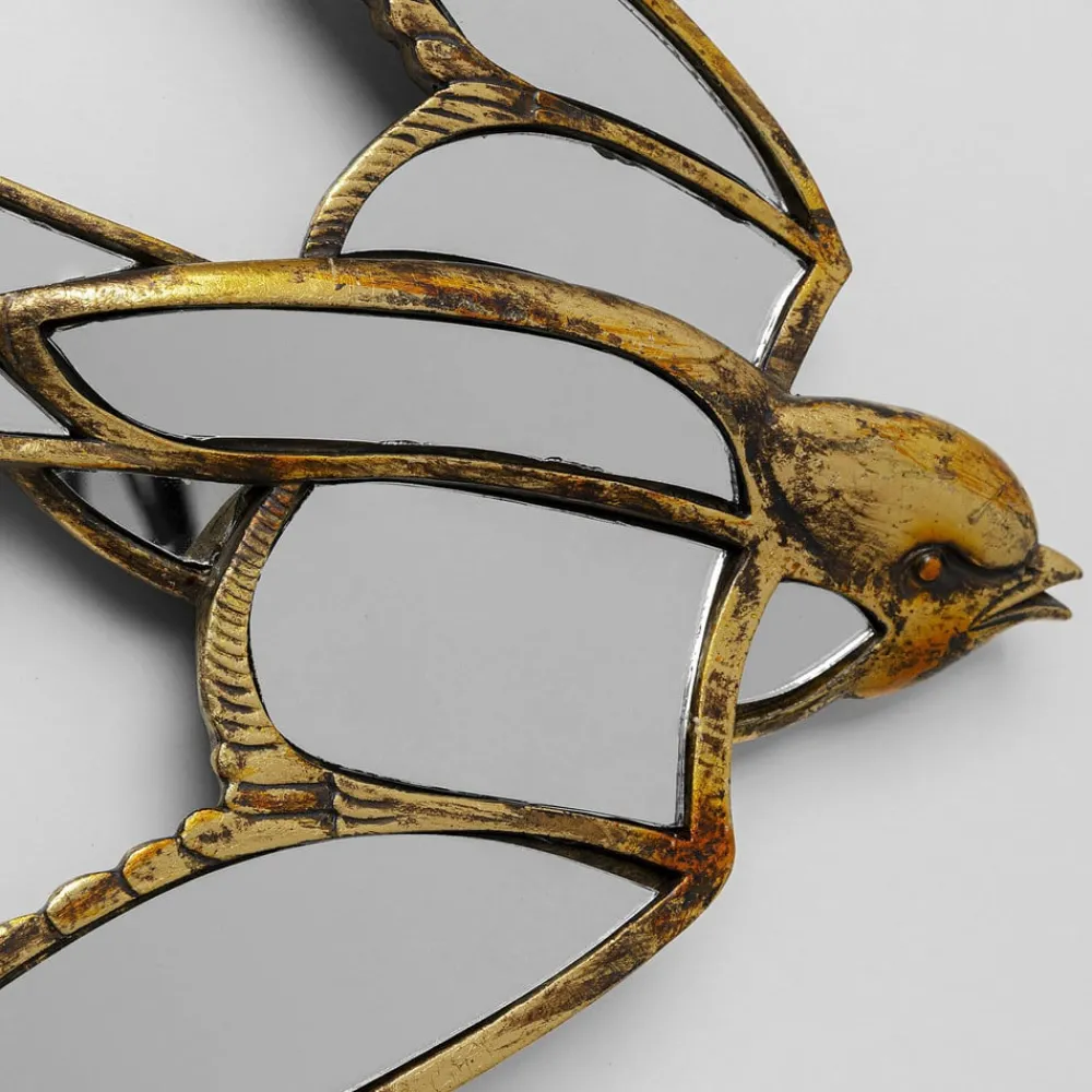 KARE Møbel Og Interiør > Swallow Mirror vægobjekt, polyresin, glas, guld