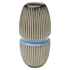 KARE Møbel Og Interiør > Vase Calabria, blå/beige, porcelæn, håndlavet