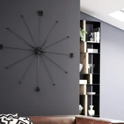 KARE Møbel Og Interiør > vægur Like Umbrella, aluminium, polystyren, Ø 100 cm