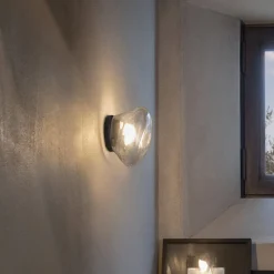 Karman Væg- Og Spejllamper > Agua LED-væglampe, IP44, klart glas
