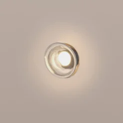 Karman Væg- Og Spejllamper > Agua LED-væglampe, IP44, klart glas