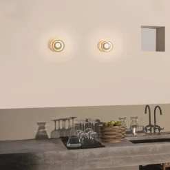 Karman Væg- Og Spejllamper > Agua LED-væglampe, IP44, klart glas